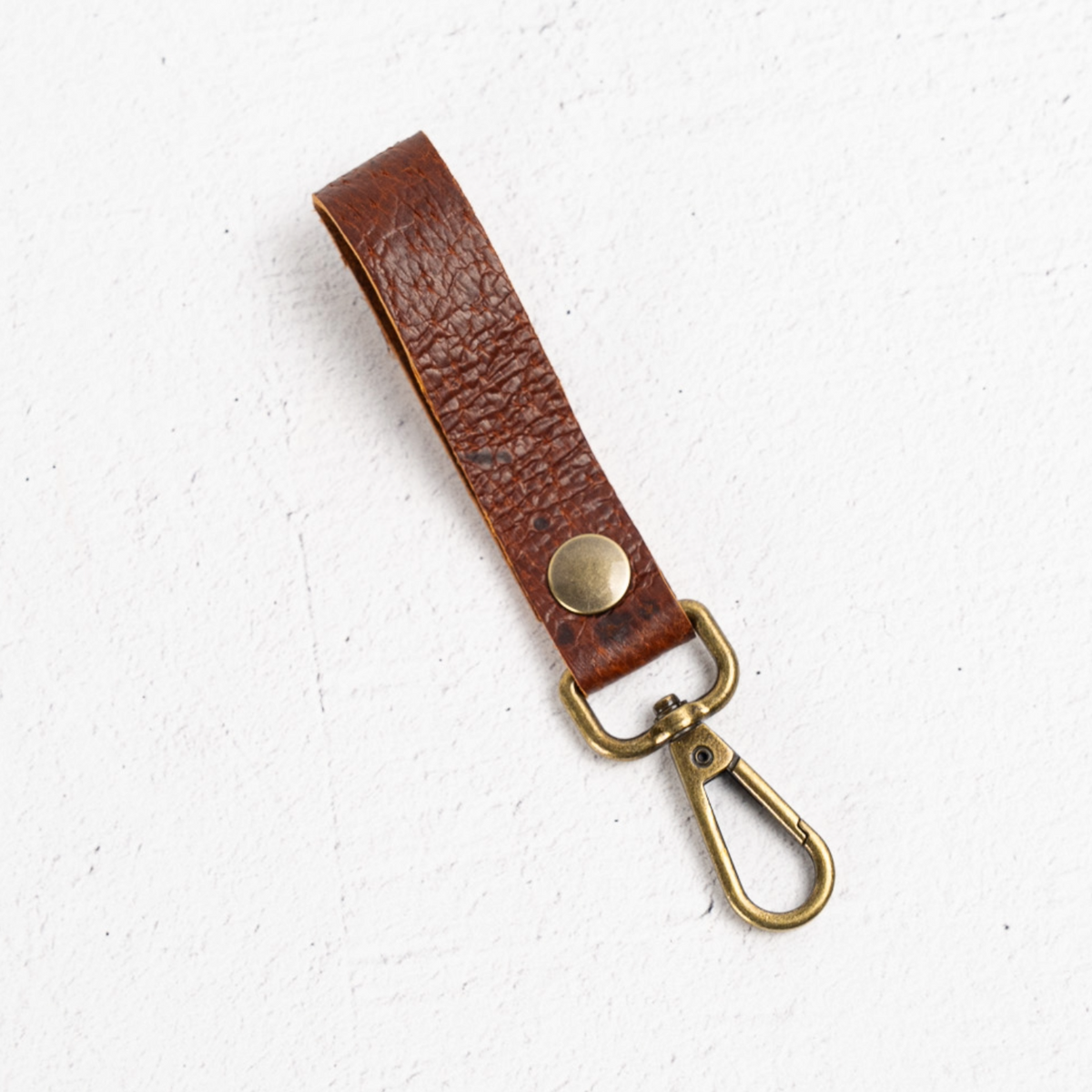Cognac Wild Boar Keychain